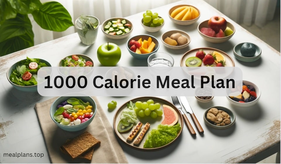 1000 calorie meal plan