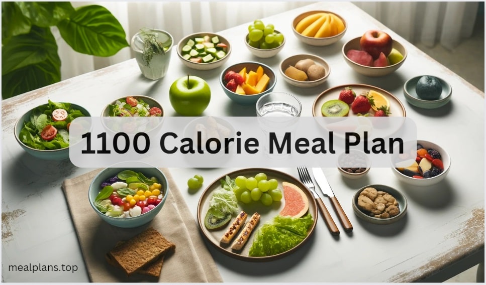 1100 calorie meal plan