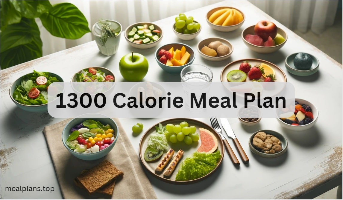 1300 calorie meal plan