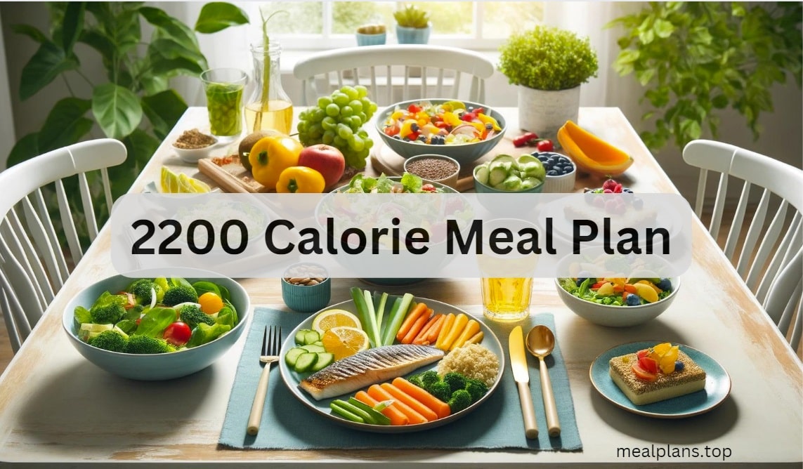 2200 calorie meal plan